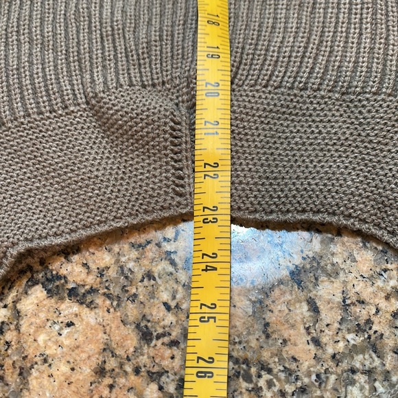 David and Young Cocoa Brown Knit Poncho - Picture 7 of 7